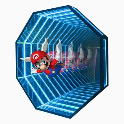 Hologram 3D Abyss Mirror LED-strips Lichtbron Hologram Ventilator Reclame lichtdozen