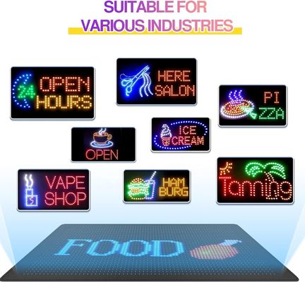 Aanpasbaar LED-winkelwagenbord met app-besturing 5mm Pixel Pitch Panel Grootte 672x122mm
