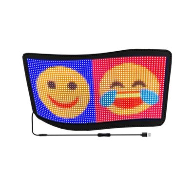 390x107mm Programmable Scroll Message Flexible Display Led Screen Sign voor luchthaven