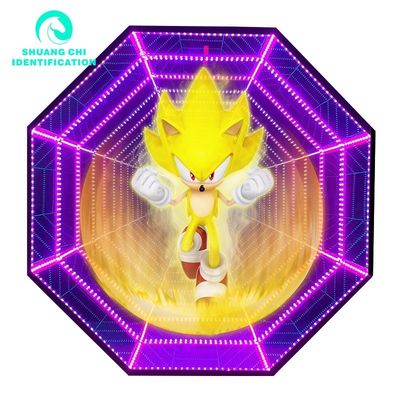 Gebouwen Toepassingen Hologram 3D Fan Reclame Lichten met nano lichten Bron