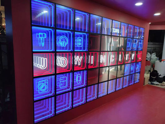Gebouwen Toepassingen Hologram 3D Fan Reclame Lichten met nano lichten Bron