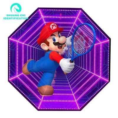 2024 Infinity LED Spiegel Advertentiebord Hologram 3D Abyss Spiegel en Holographic Fan