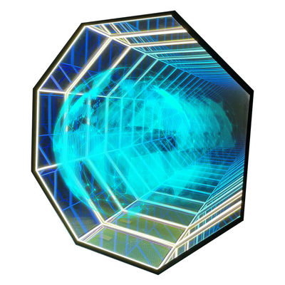 Transformeer uw reclame met onze holografische ventilator 3D Abyss Mirror LED Letters 2024