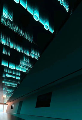 Transformeer uw reclame met onze holografische ventilator 3D Abyss Mirror LED Letters 2024