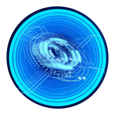 50C Decoratie Custom LED Mirror Sign 3D Hologram Fan Magic Mirror voor wanddecoratie