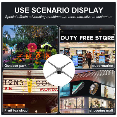 Splice 62cm LED Fan voor Helderheid 1800 3D Hologram Display Cloud Control Advertising