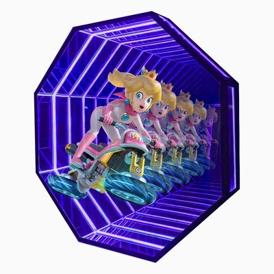 3D-advertentieapparatuur voor binnen met meerlagige spiegel en LED-billboard
