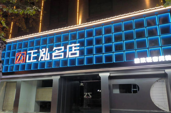 3D-advertentieapparatuur voor binnen met meerlagige spiegel en LED-billboard