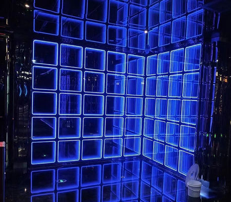 50C Wifi Infinity LED Mirror Infinite Mirror Neon voor dynamische vlag en grafische afspelen