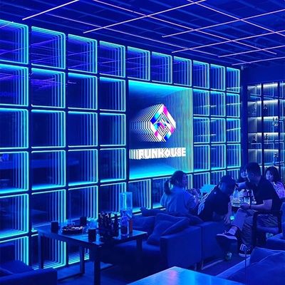 DC 12V stroomverbruik Custom Design Infinity Effect Neon Sign voor wanddecoratie