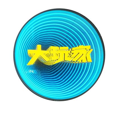 Gepersonaliseerde DC 12V Infinity Mirror Magische spiegel met wandmontage acryl letter teken