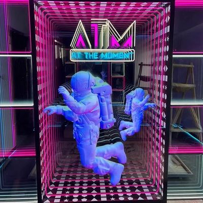 Gepersonaliseerde RGB Acryl Spiegel Plaat Neon Licht Woord Letters voor Onbeperkte Spiegel Elektronisch Teken