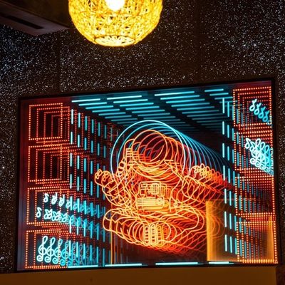 Gepersonaliseerde RGB Acryl Spiegel Plaat Neon Licht Woord Letters voor Onbeperkte Spiegel Elektronisch Teken