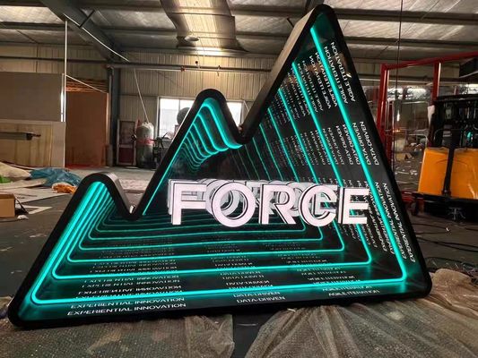Mini-LED- en neonlampen Infinity Mirror Acrylische lichtletters met schroefbout bevestiging