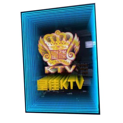 Binnen- en buitenruimte voor op maat gemaakte lettering Infinity Mirror Art voor barwinkels en tentoonstellingen