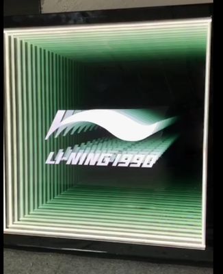 Binnen- en buitenruimte voor op maat gemaakte lettering Infinity Mirror Art voor barwinkels en tentoonstellingen