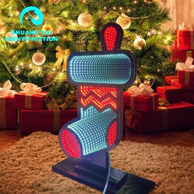 Home Decor Sneeuwman Licht Infinity Mirror met 1000lm Luminous Flux en Power Cord